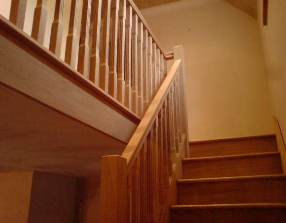 Izdelava stopnišč iz masivnega lesa