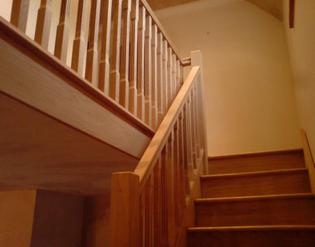 Izdelava stopnišč iz masivnega lesa