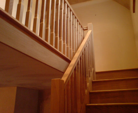 Izdelava stopnišč iz masivnega lesa